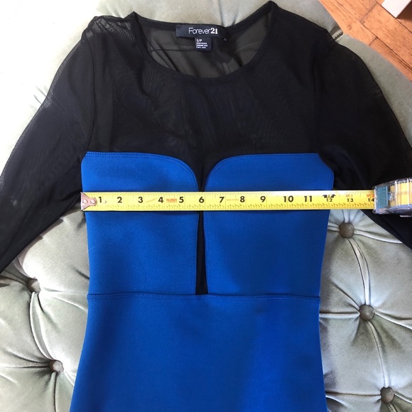 Sexy bodycon dress with mesh - Picture 3 of 4